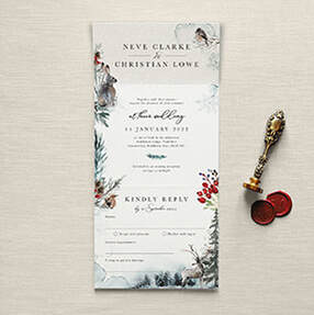 Penguin Classic Wedding Invitation